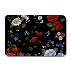 Floral-folk-fashion-ornamental-embroidery-pattern Plate Mats by pakminggu