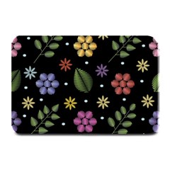 Embroidery-seamless-pattern-with-flowers Plate Mats by pakminggu