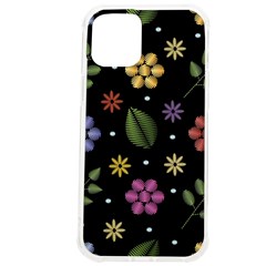 Embroidery-seamless-pattern-with-flowers Iphone 12 Pro Max Tpu Uv Print Case by pakminggu