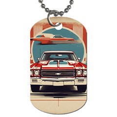 Car Vehicle Vintage Automobile Dog Tag (two Sides)