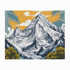 Nature Mountains Landscape Forest Small Glasses Cloth (2 Sides)