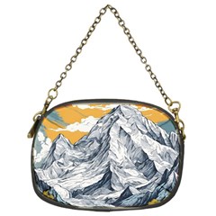 Nature Mountains Landscape Forest Chain Purse (two Sides)