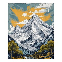 Nature Mountains Landscape Forest Shower Curtain 60  X 72  (medium) 