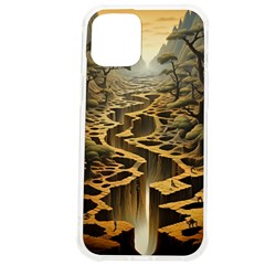 Landscape Mountains Forest Trees Nature Iphone 12 Pro Max Tpu Uv Print Case by Ravend