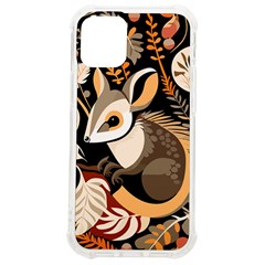 Vintage Possum Pattern Iphone 12 Mini Tpu Uv Print Case	 by Valentinaart