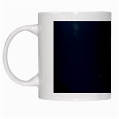 Lighthouse Lunar Eclipse Blood Moon White Mug by uniart180623