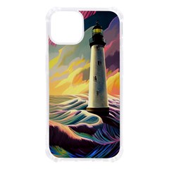 Lighthouse Colorful Abstract Art Iphone 13 Tpu Uv Print Case by uniart180623