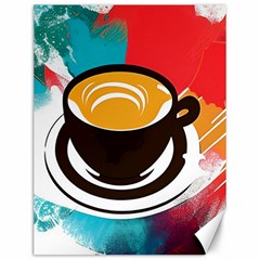 Coffee Tea Cappuccino Canvas 12  X 16  by uniart180623