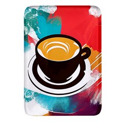 Coffee Tea Cappuccino Rectangular Glass Fridge Magnet (4 Pack) by uniart180623