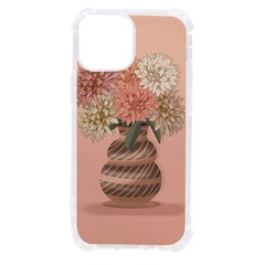 Flowers Vase Rose Plant Vintage Iphone 13 Mini Tpu Uv Print Case