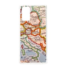 Vintage World Map Europe Globe Country State Samsung Galaxy Note 20 Tpu Uv Case