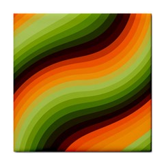 Swirl Abstract Twirl Wavy Wave Pattern Tile Coaster by pakminggu