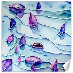 Water Tide Gemstone Canvas 20  X 20  by pakminggu