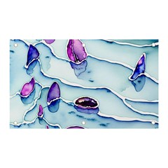 Water Tide Gemstone Banner And Sign 5  X 3  by pakminggu