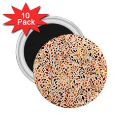 Autumn Leaves Pattern 2 25  Magnets (10 Pack) 