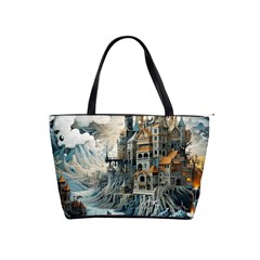 Castle Storm Sea Classic Shoulder Handbag