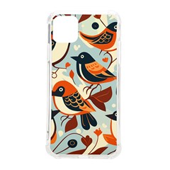 Vintage Birds Pattern Iphone 11 Pro Max 6 5 Inch Tpu Uv Print Case by Valentinaart