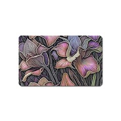 Flowers Iris Plant Magnet (name Card) by pakminggu