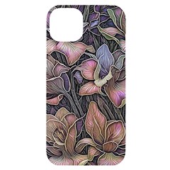 Flowers Iris Plant Iphone 14 Plus Black Uv Print Case by pakminggu