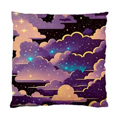 Fluffy Clouds Night Sky Standard Cushion Case (two Sides) by uniart180623