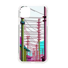 Poles Wires Iphone 11 Tpu Uv Print Case by uniart180623