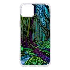 Spectral Forest Nature Iphone 14 Plus Tpu Uv Print Case by uniart180623