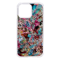 Pink Petals Blend Iphone 14 Pro Max Tpu Uv Print Case by kaleidomarblingart