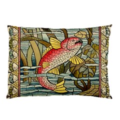 Fish Underwater Cubism Mosaic Pillow Case