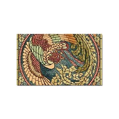 Wings-feathers-cubism-mosaic Sticker Rectangular (10 Pack) by Bedest