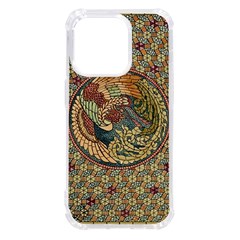 Wings-feathers-cubism-mosaic Iphone 14 Pro Tpu Uv Print Case by Bedest