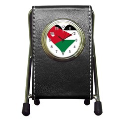 Heart-love-affection-jordan Pen Holder Desk Clock