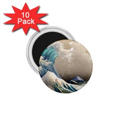 Japanese Wave 1 75  Magnets (10 Pack) 