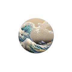 Japanese Wave Golf Ball Marker