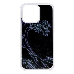 Vapor Wave Aesthetic Art Neon Asian Kanagawa Japanese Iphone 13 Pro Tpu Uv Print Case by Cowasu