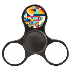 Geometric Shape Colorful Abstract Wave Finger Spinner by Cowasu