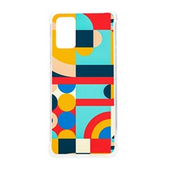 Geometric Shape Colorful Abstract Wave Samsung Galaxy S20Plus 6.7 Inch TPU UV Case