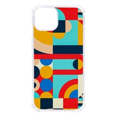 Geometric Shape Colorful Abstract Wave Iphone 13 Tpu Uv Print Case by Cowasu