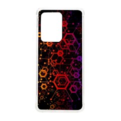 Abstract Red Geometric Samsung Galaxy S20 Ultra 6.9 Inch TPU UV Case