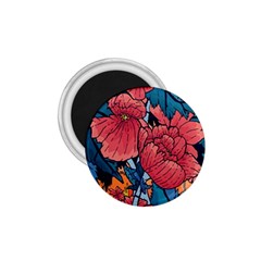 Flower Classic Japanese Art 1 75  Magnets