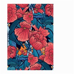 Flower Classic Japanese Art Small Garden Flag (two Sides)