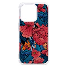 Flower Classic Japanese Art Iphone 14 Pro Tpu Uv Print Case by Cowasu