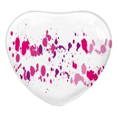 Blot-01  Heart Glass Fridge Magnet (4 Pack) by nateshop