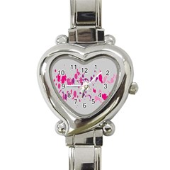 Blot-02 Heart Italian Charm Watch by nateshop