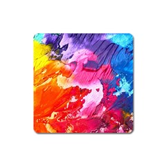 Colorful-100 Square Magnet by nateshop