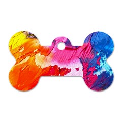 Colorful-100 Dog Tag Bone (one Side) by nateshop