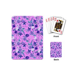 Violet-02 Playing Cards Single Design (mini) by nateshop