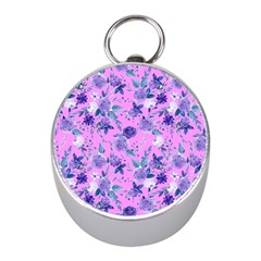 Violet-02 Mini Silver Compasses