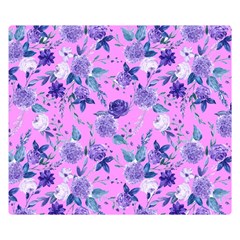 Violet-02 Premium Plush Fleece Blanket (small) by nateshop