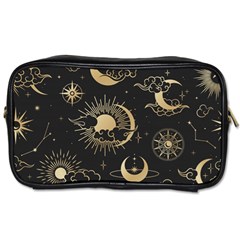 Asian Seamless Pattern With Clouds Moon Sun Stars Vector Collection Oriental Chinese Japanese Korean Toiletries Bag (one Side) by pakminggu