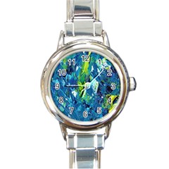 Painting-01 Round Italian Charm Watch by nateshop